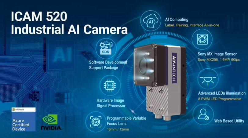 Advantech Launches the Industrial AI Camera ICAM-520 | Industry Indonesia