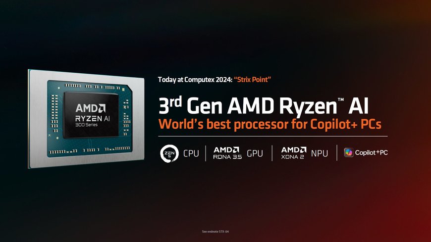 3rd Gen AMD Ryzen™ AI 300 Series : Hadirkan pengalaman AI Lebih Advance di Laptopmu!